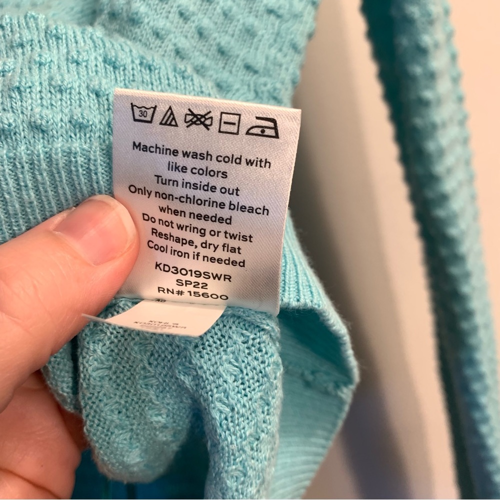Draper James cardigan with bobble stitches, size small - Picture 3 of 5